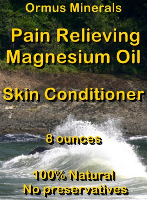 Ormus Minerals -Pain Relieving Magnesium Oil Skin Conditioner