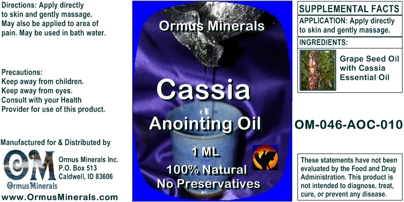 Anointing Oil Cassia