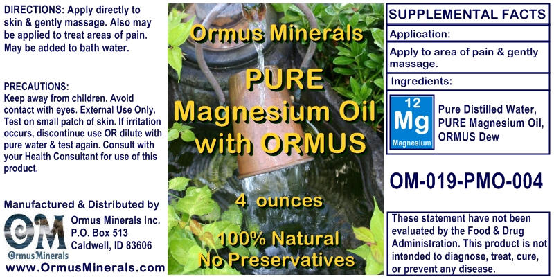 Magnesium OIl with Prill Water